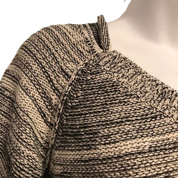 CAbi Style 973 Marled Short Sleeve Neutral Sweater Tunic Gray Medium - Picture 5 of 16